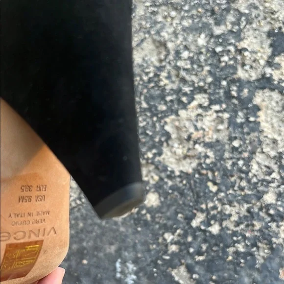 Like new Vince Black Suede Mules - Picture 7 of 13